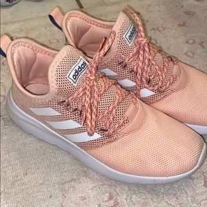 Baby Pink Adidas Tennis Shoes Size 9.5